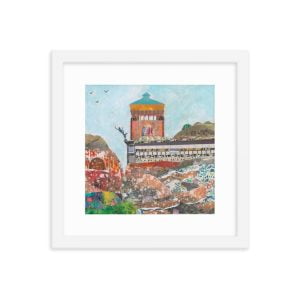 Colchester Castle framed print